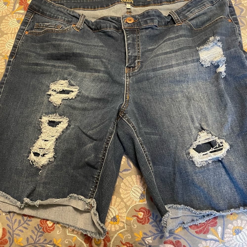 True Craft Jeans barely worn blue worn look denim
